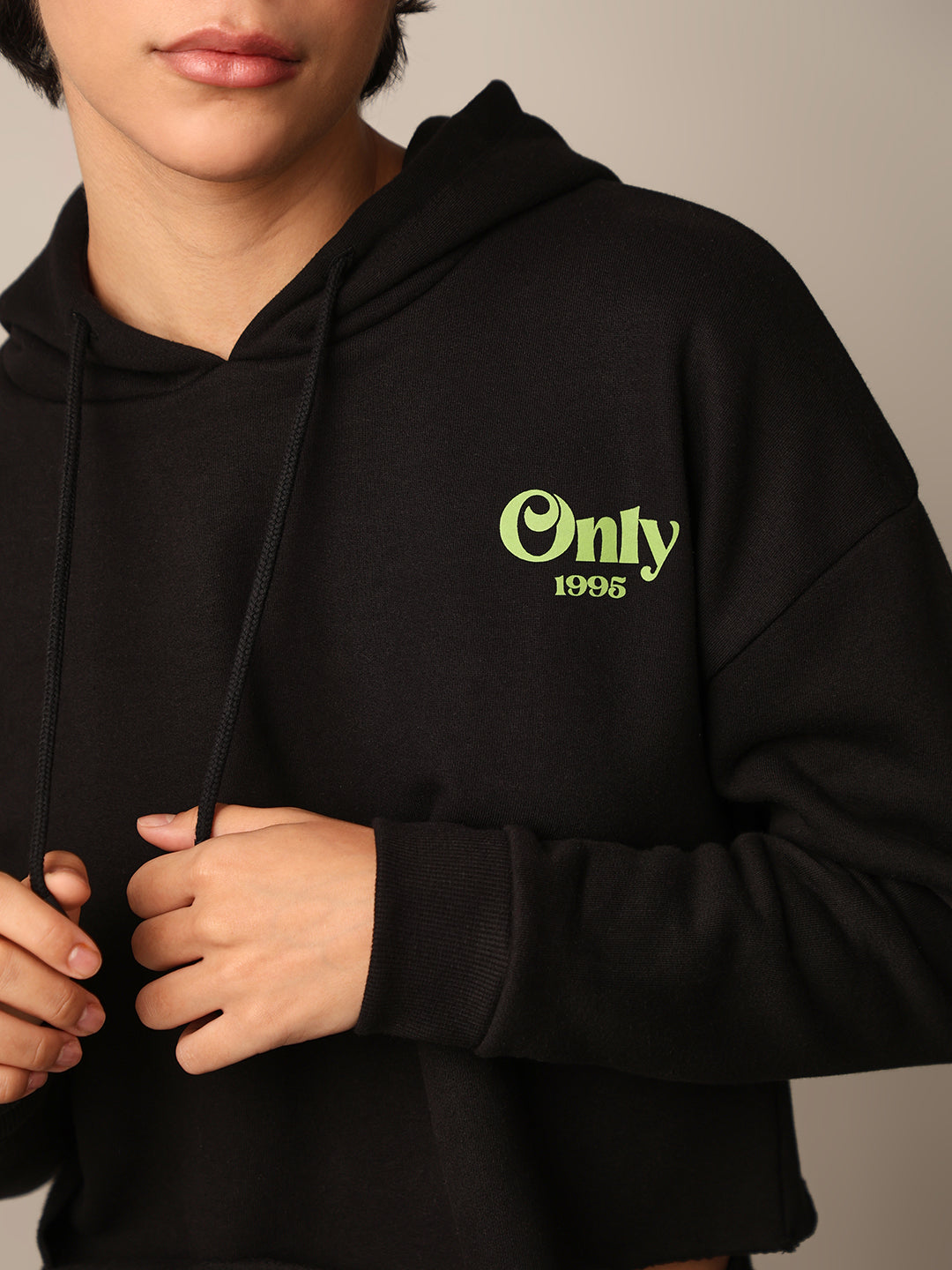 Black Sweatshirt & Sweatpants Set