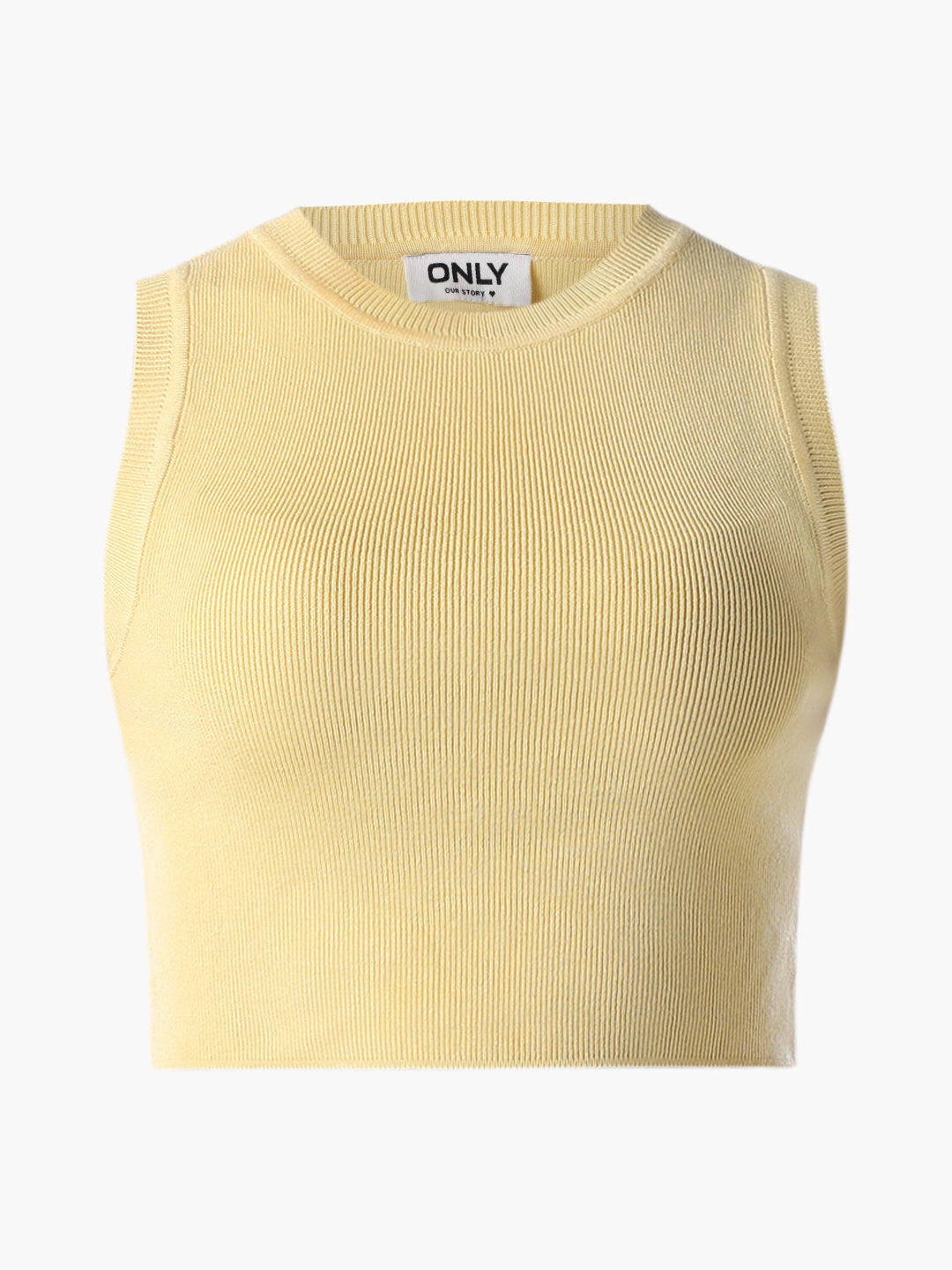 Cropped Ribbed Tank Top