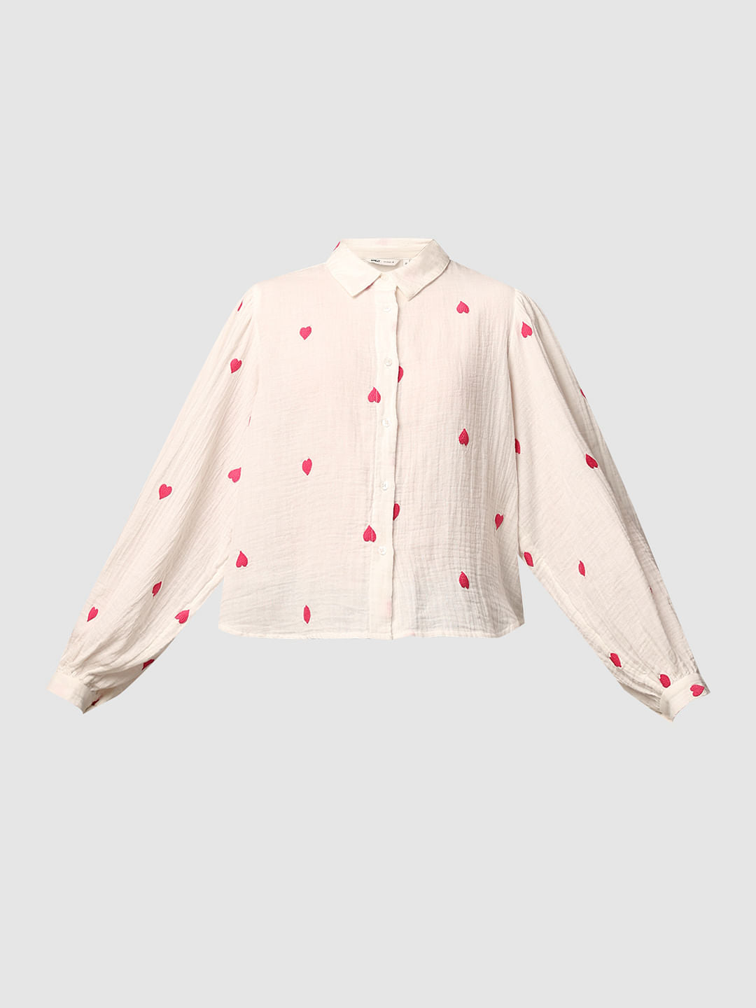 White Embroidered Shirt