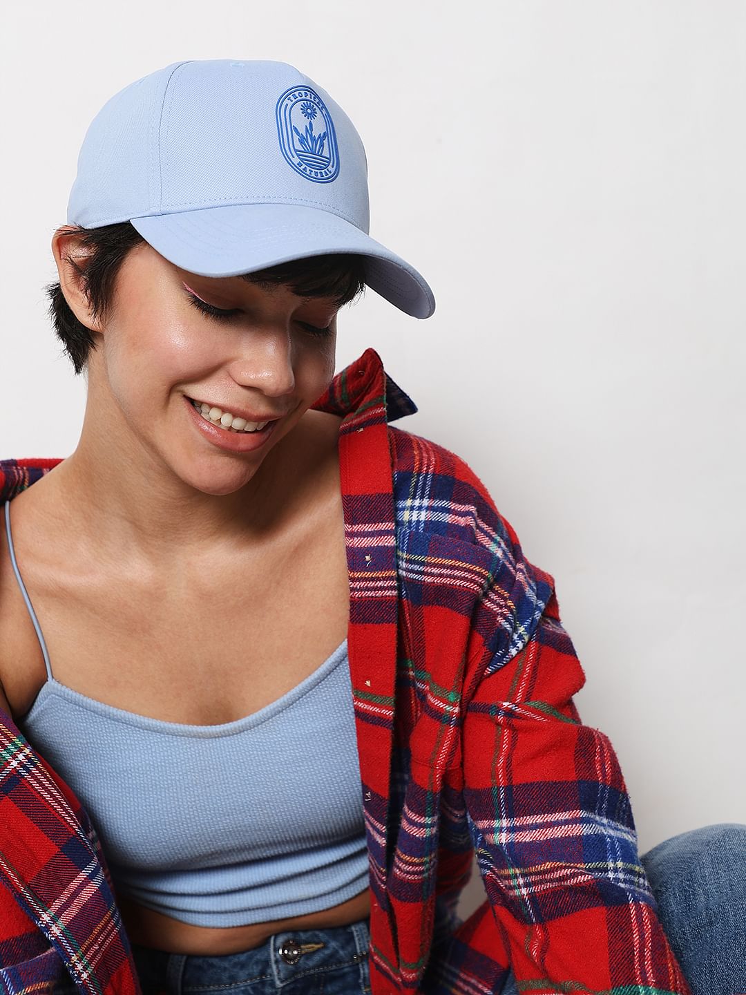 Light Blue Cotton Twill Cap - ONE