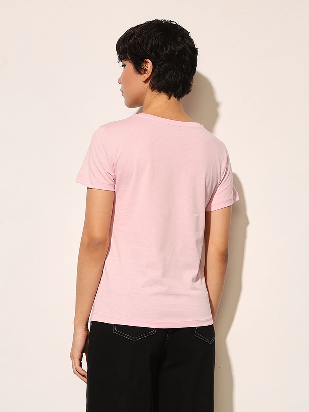 Pink Printed T-Shirt