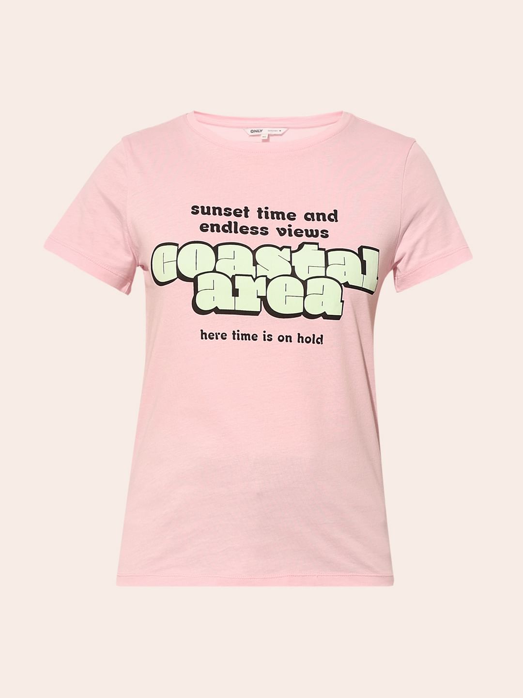 Pink Printed T-Shirt