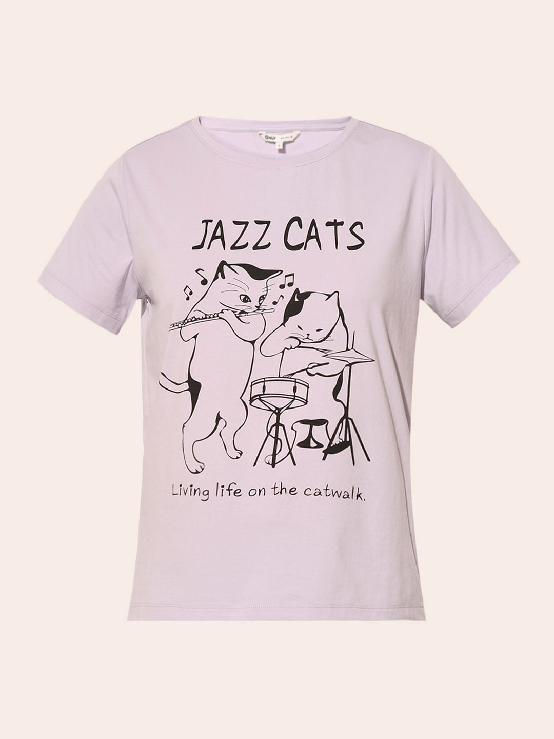 Purple Printed T-Shirt