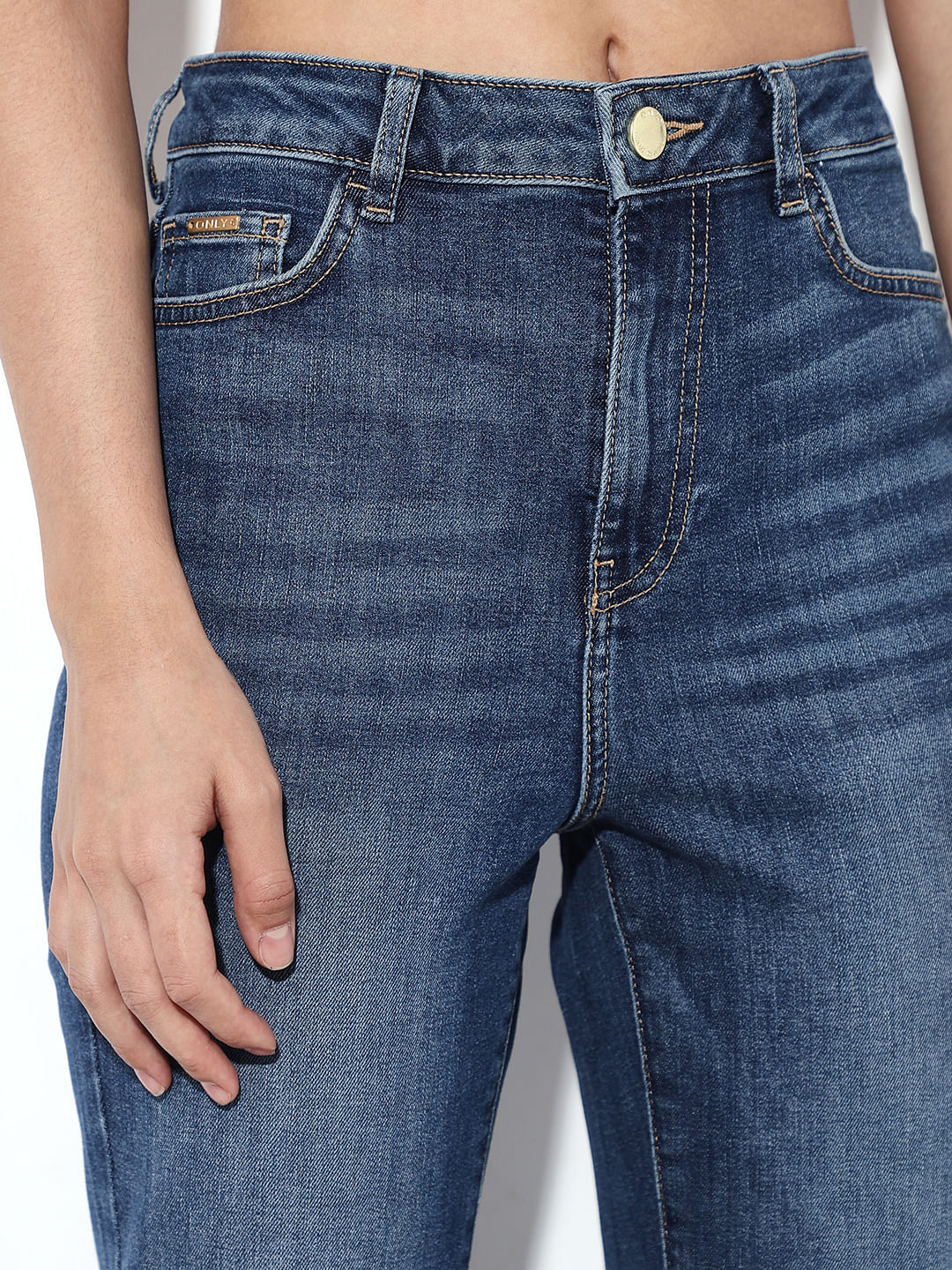 Dark Blue High Rise Paola Flared Jeans