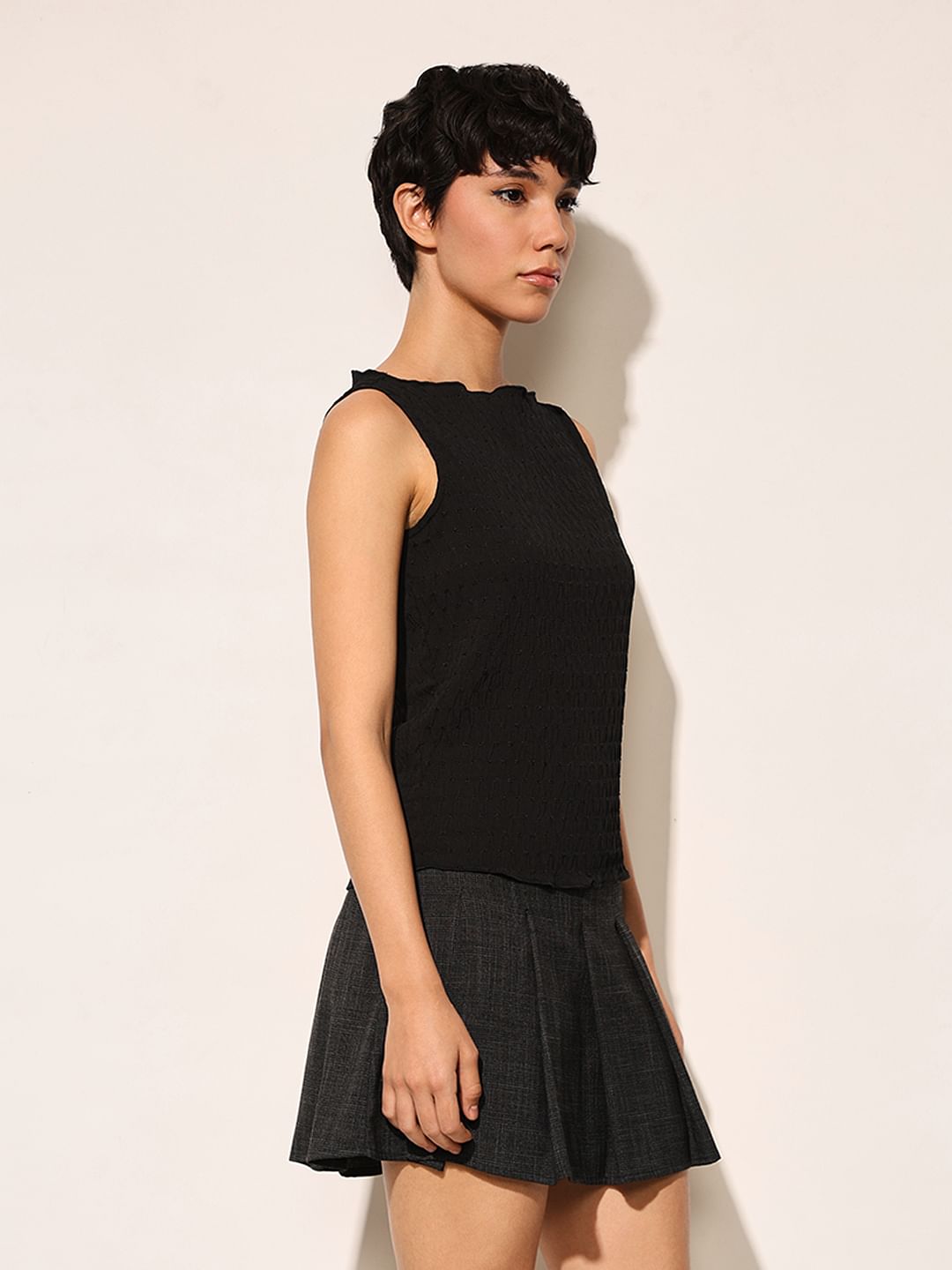 Black Sleeveless Top