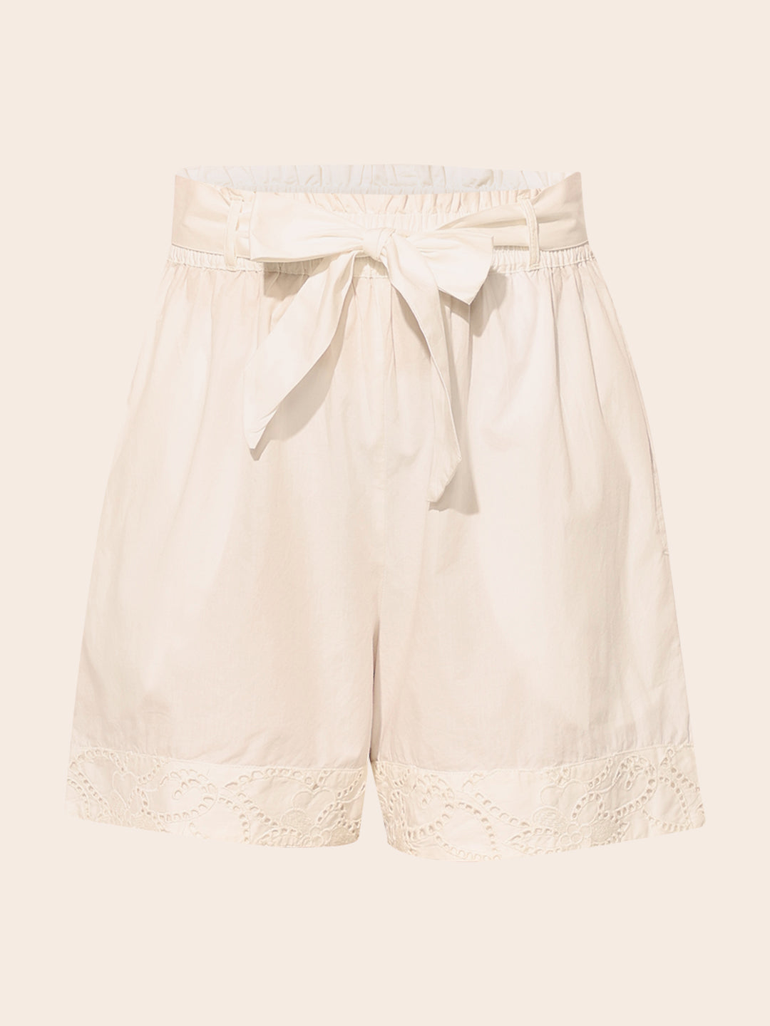 White Top & Shorts Co-ord Set