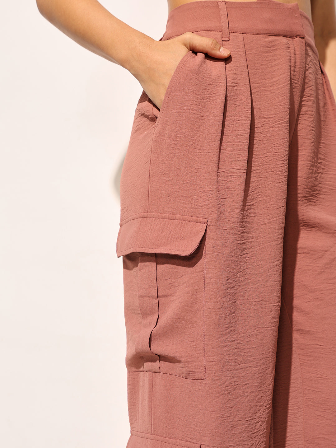 Brown Shirt & Cargo Pant Co-ord Set