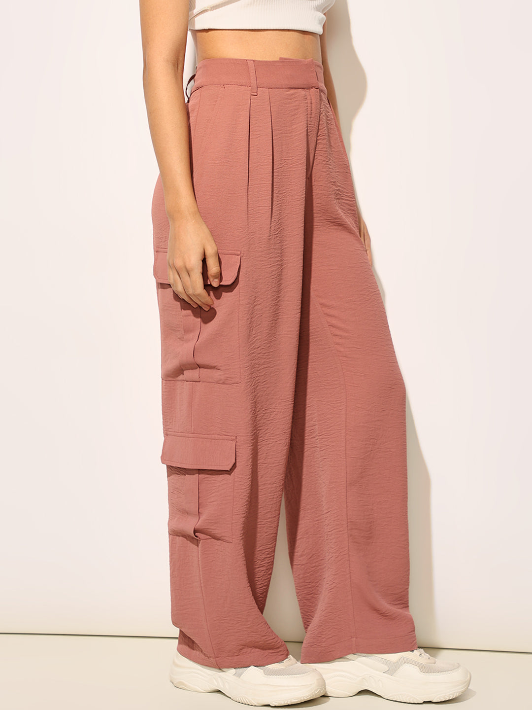 Brown Shirt & Cargo Pant Co-ord Set