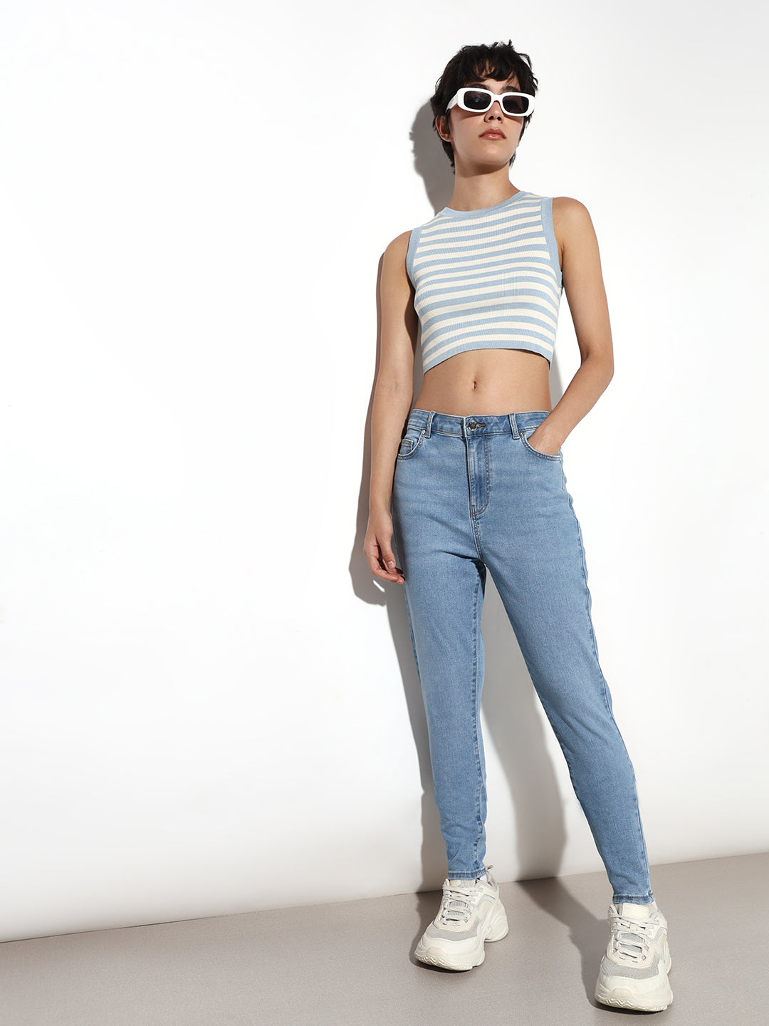 Light Blue Piper Skinny Fit Jeans - 25