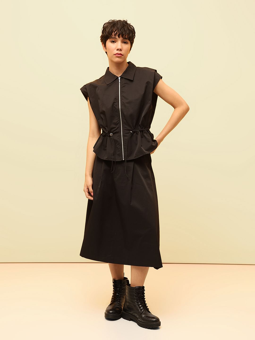 Black Parachute Utility Shirt