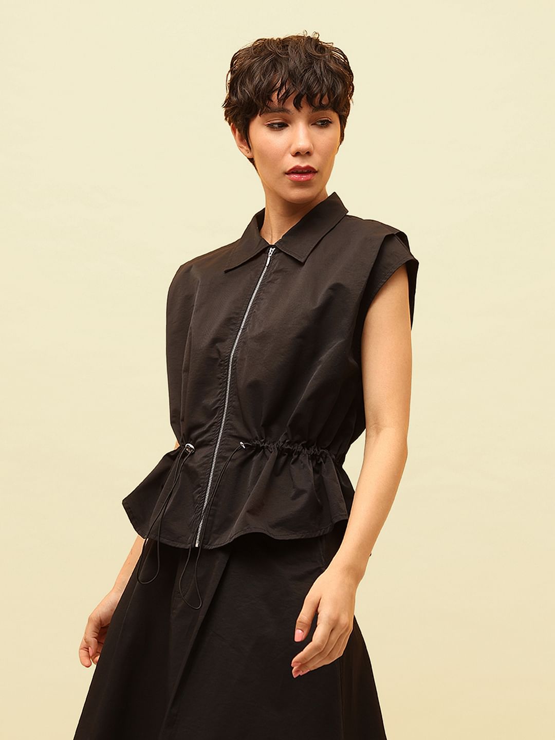 Black Parachute Utility Shirt