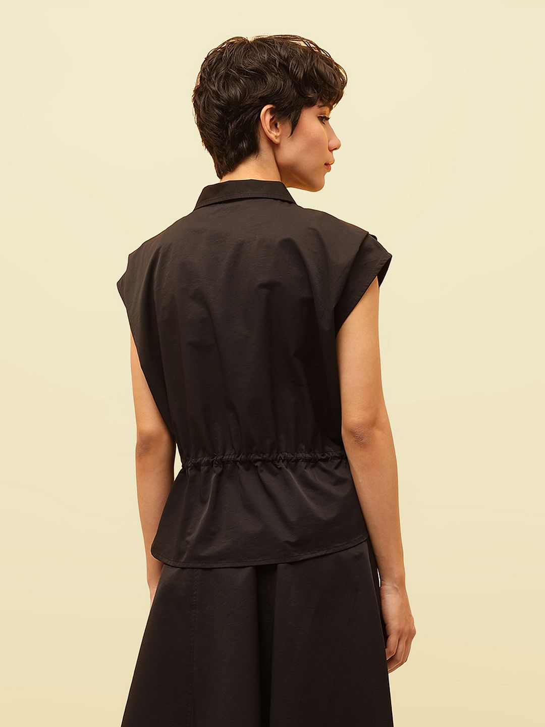 Black Parachute Utility Shirt