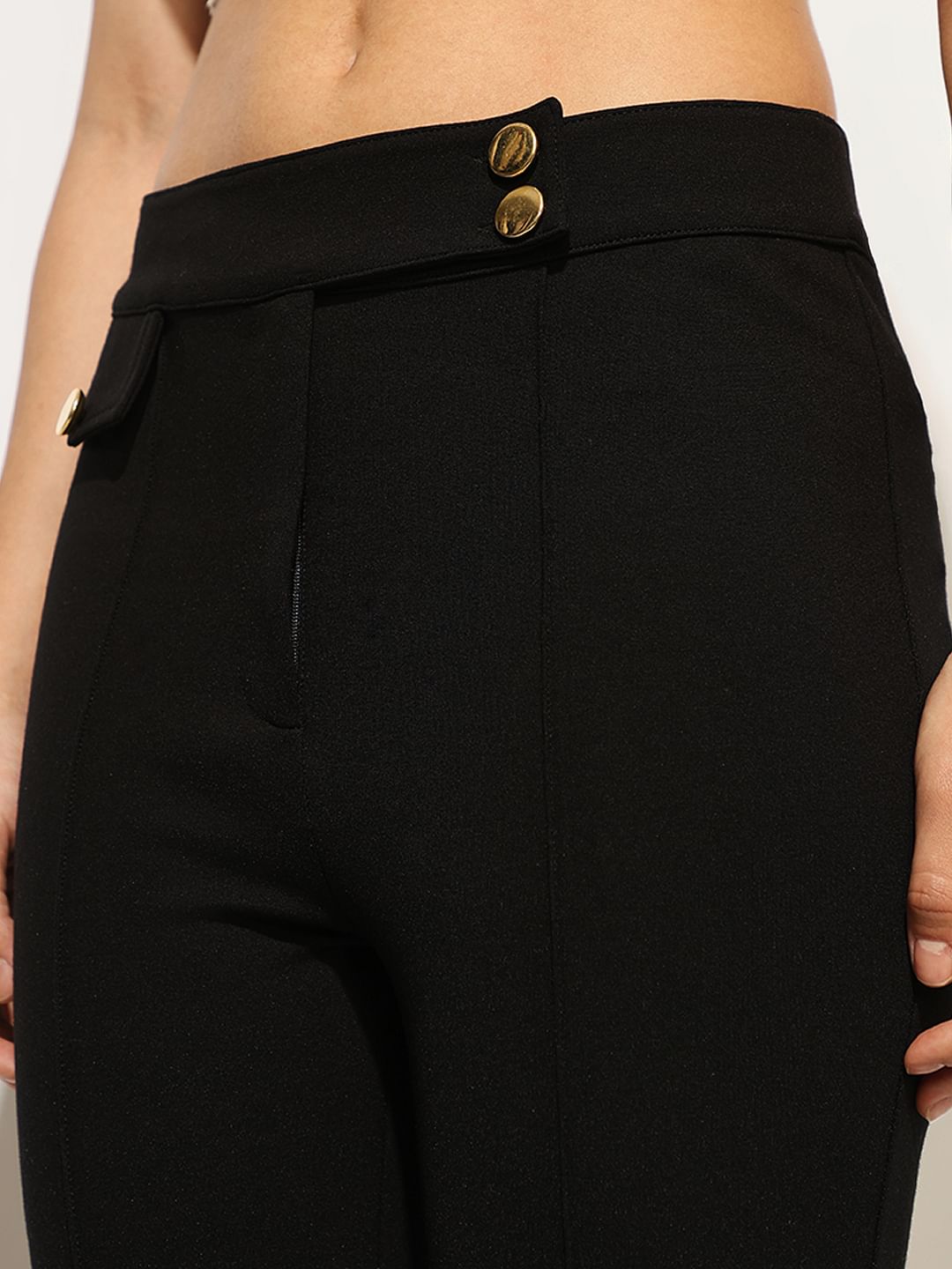 Black Ankle Length Leggings