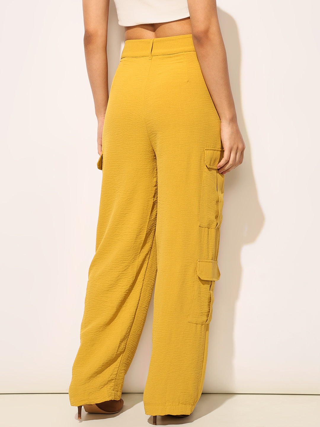 Mustard Shirt & Pants Co-ord Set