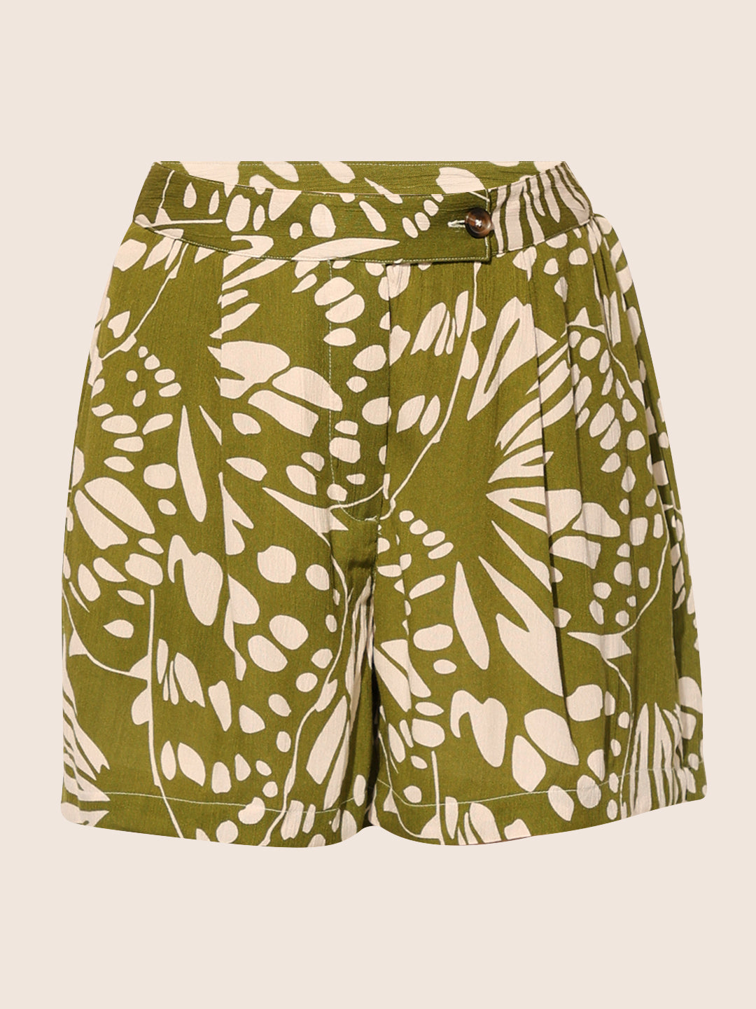Green Tropical Print Co-ord Set