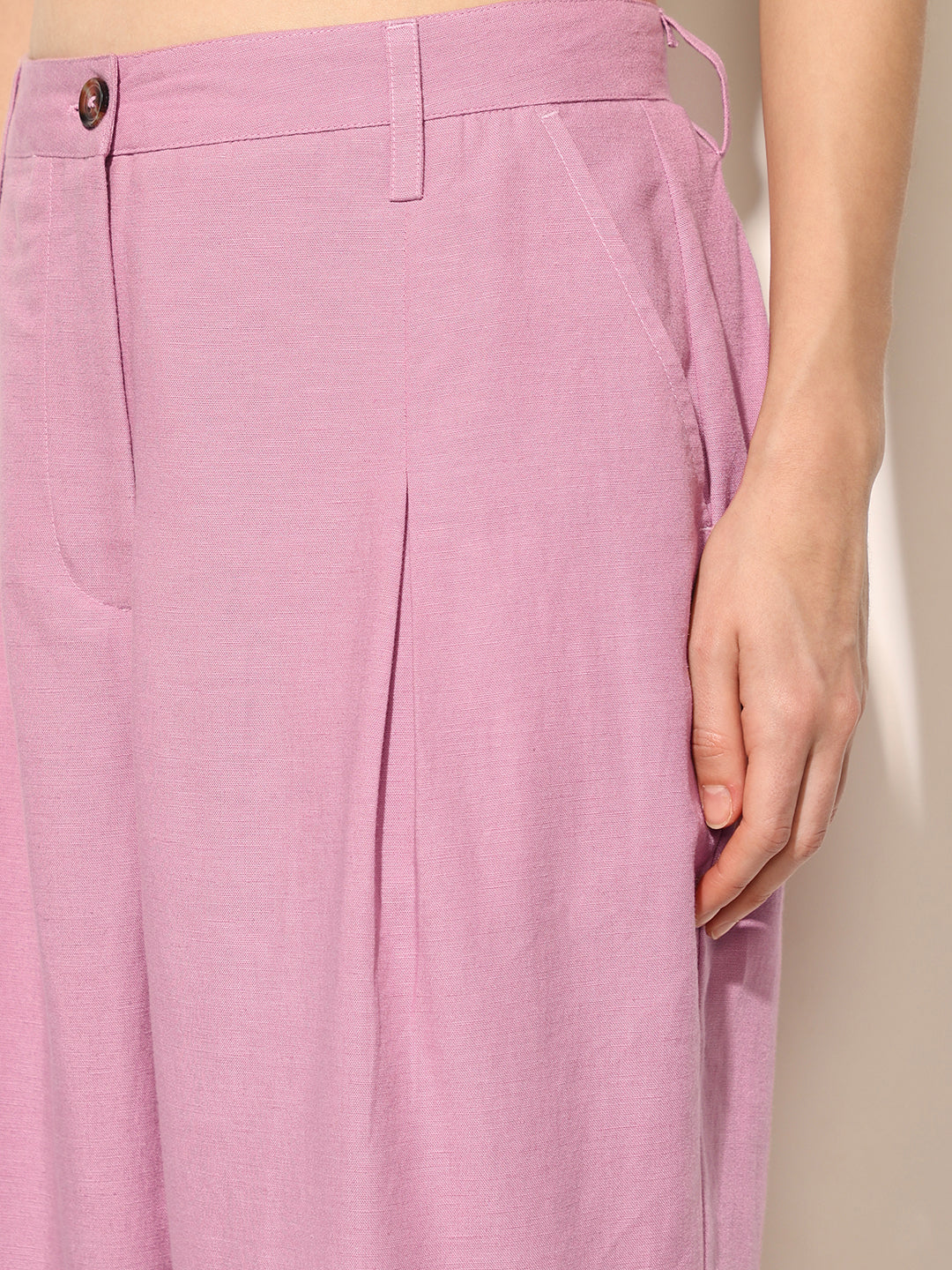 Mauve Waistcoat & Tailored Pant Co-ord Set