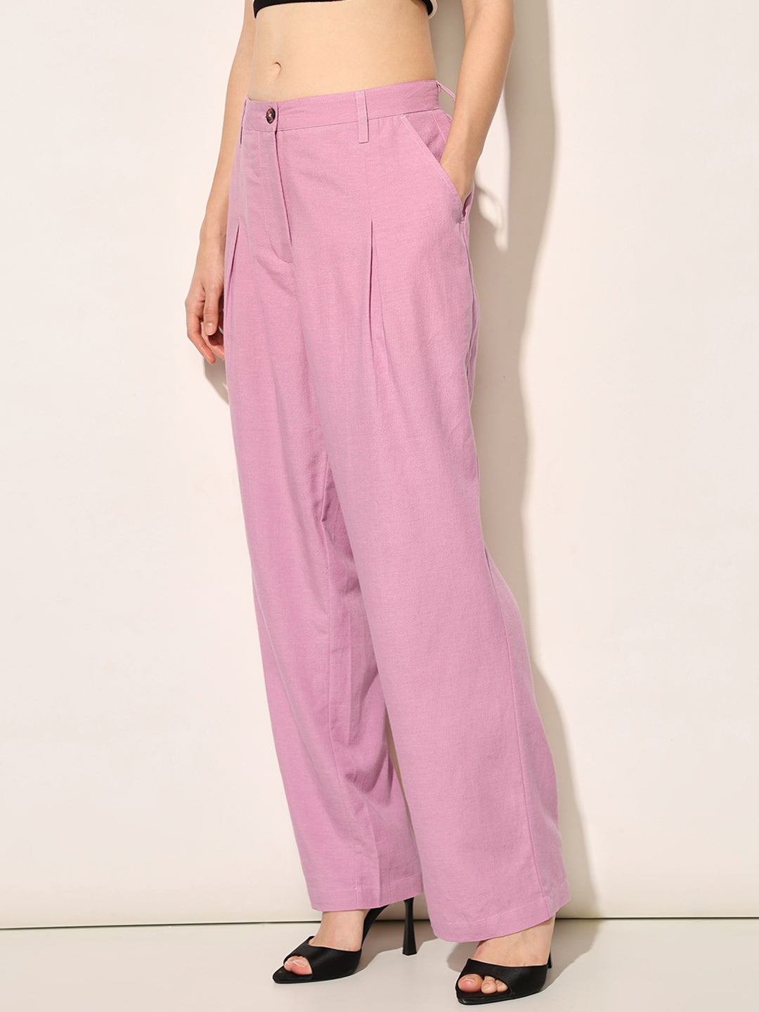 Mauve Waistcoat & Tailored Pant Co-ord Set