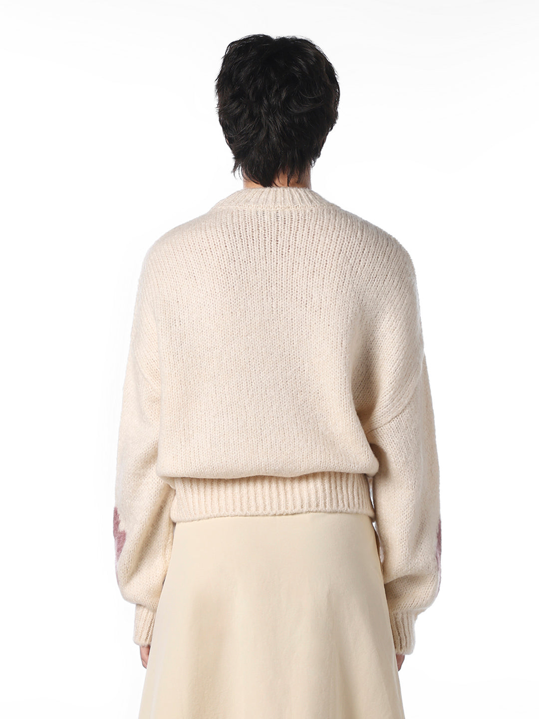 White Floral Pullover