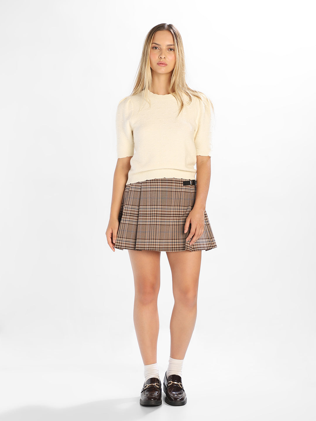 Structured O-Neck Pullover