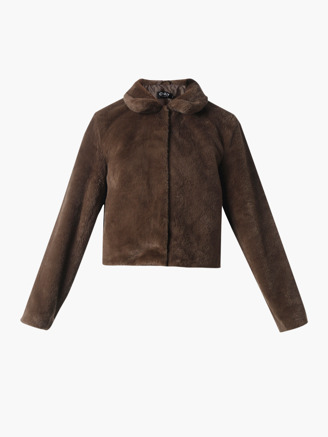 leinwände Vegan Fur Jacket ブラウン F Brown Faux Fur Jacket