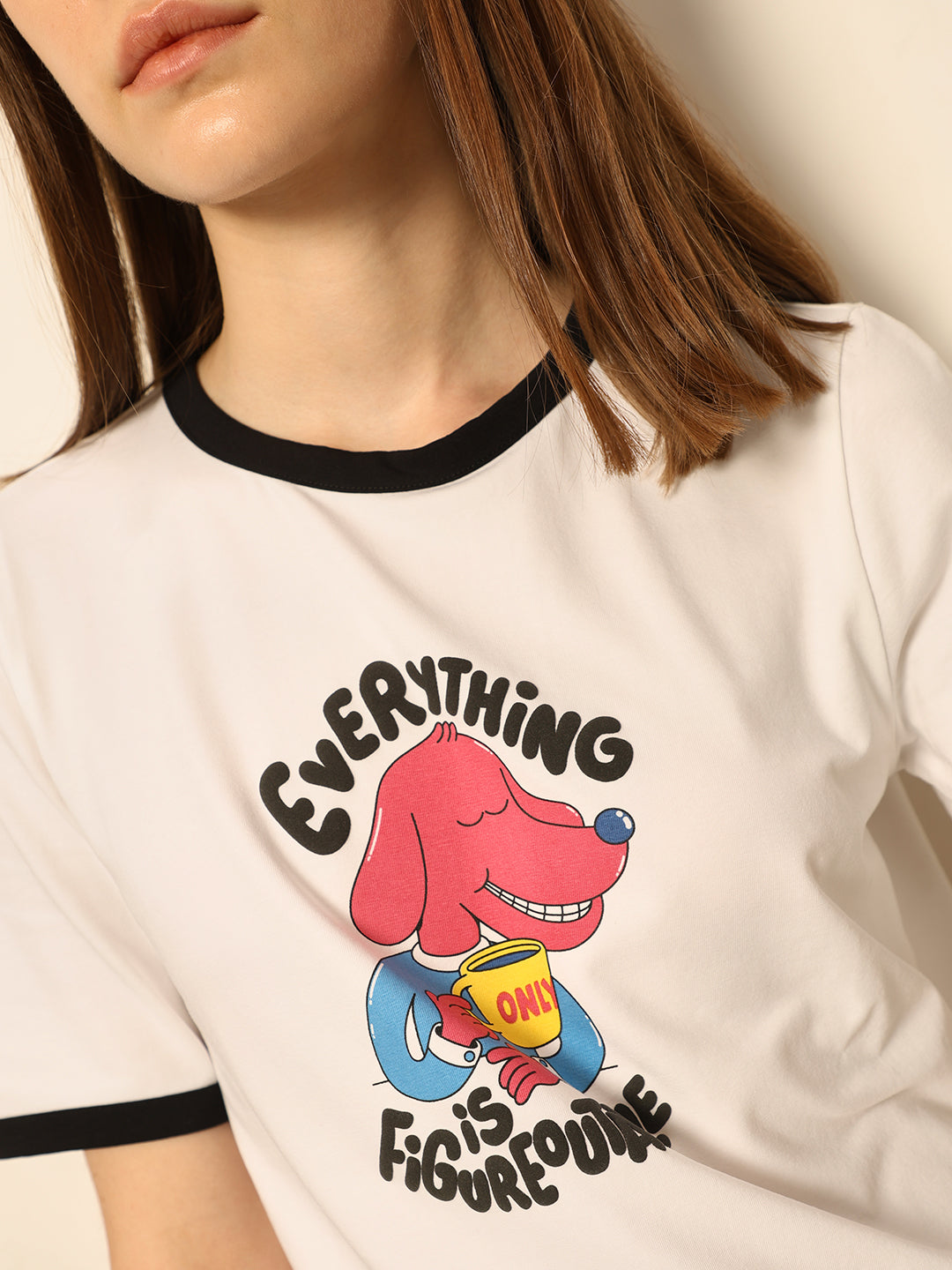 Dirty Pote White Printed T-shirt