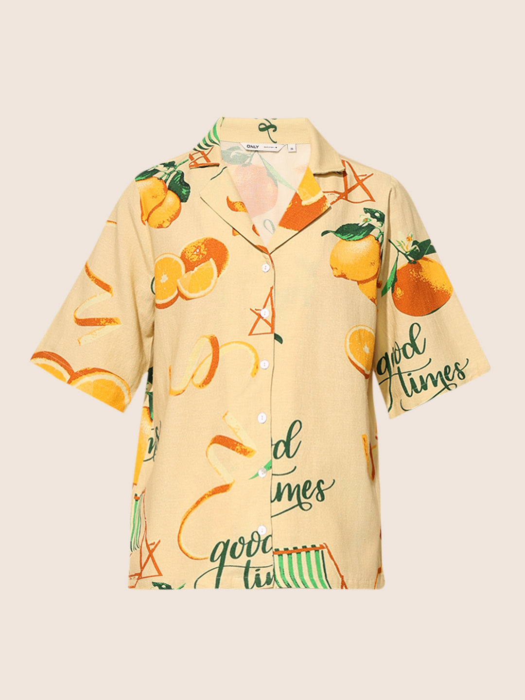 Yellow Printed Shirt