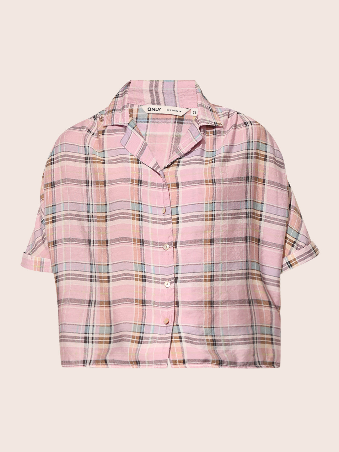 Pink Check Shirt
