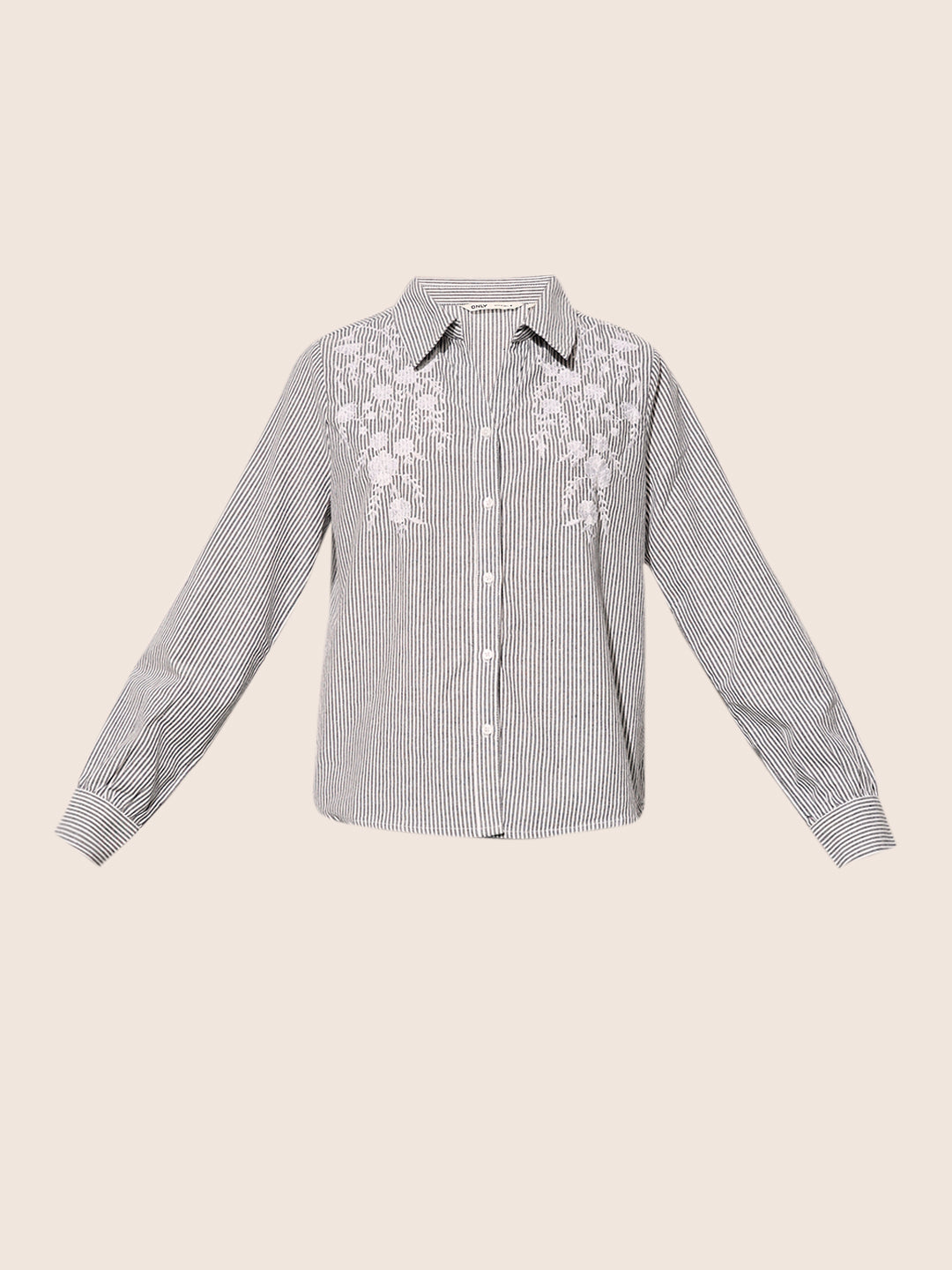 White Striped Cotton Shirt