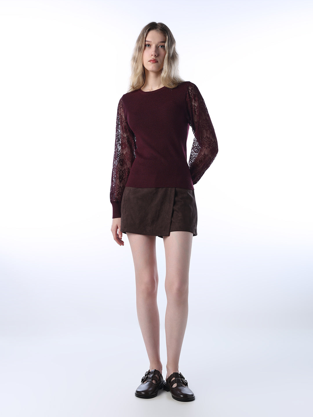 Lace Detail Pullover