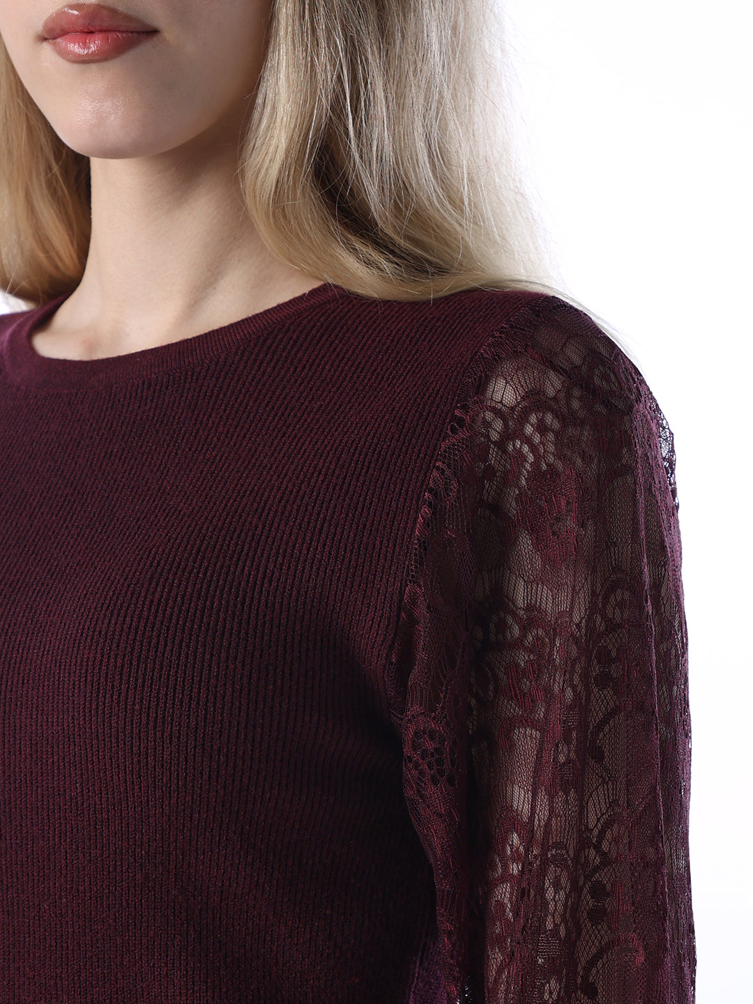 Lace Detail Pullover