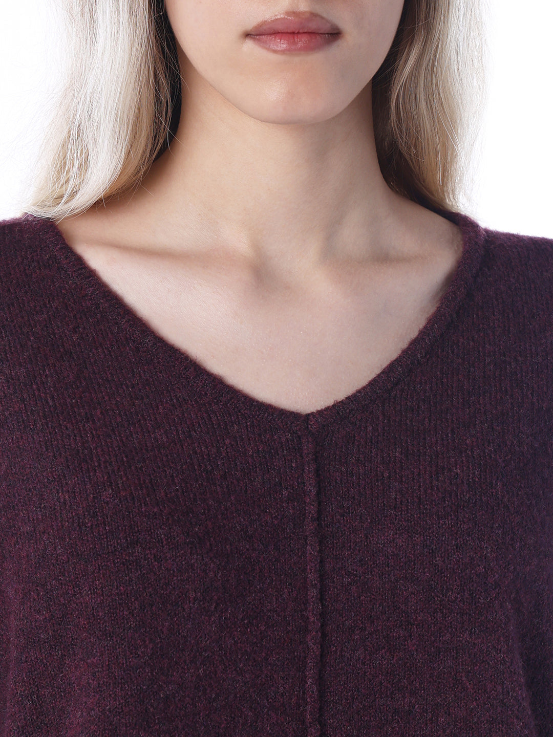 Drop Shoulder Pullover - Mauve