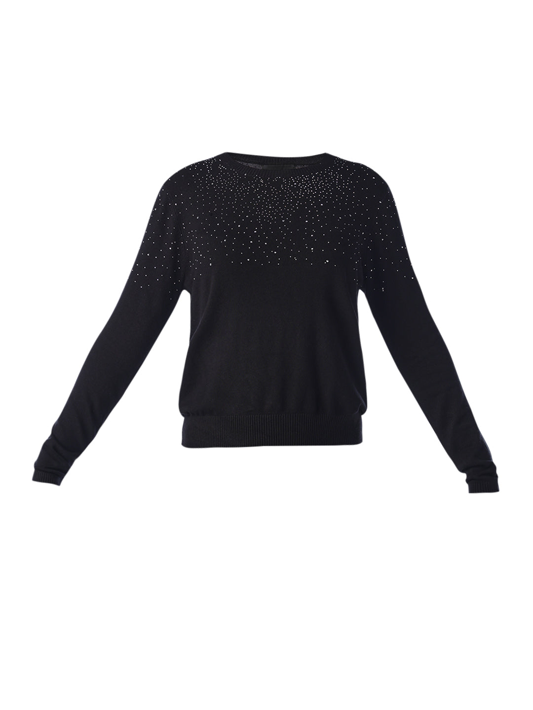 O-Neck Embellished Pullover