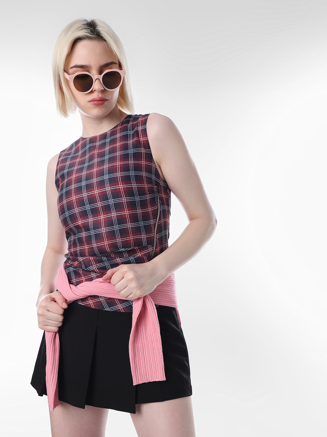 Multi-Colour Ruched Top