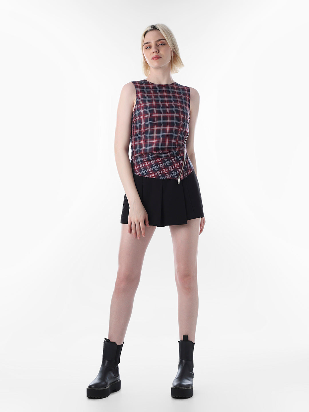 Multi-Colour Ruched Top