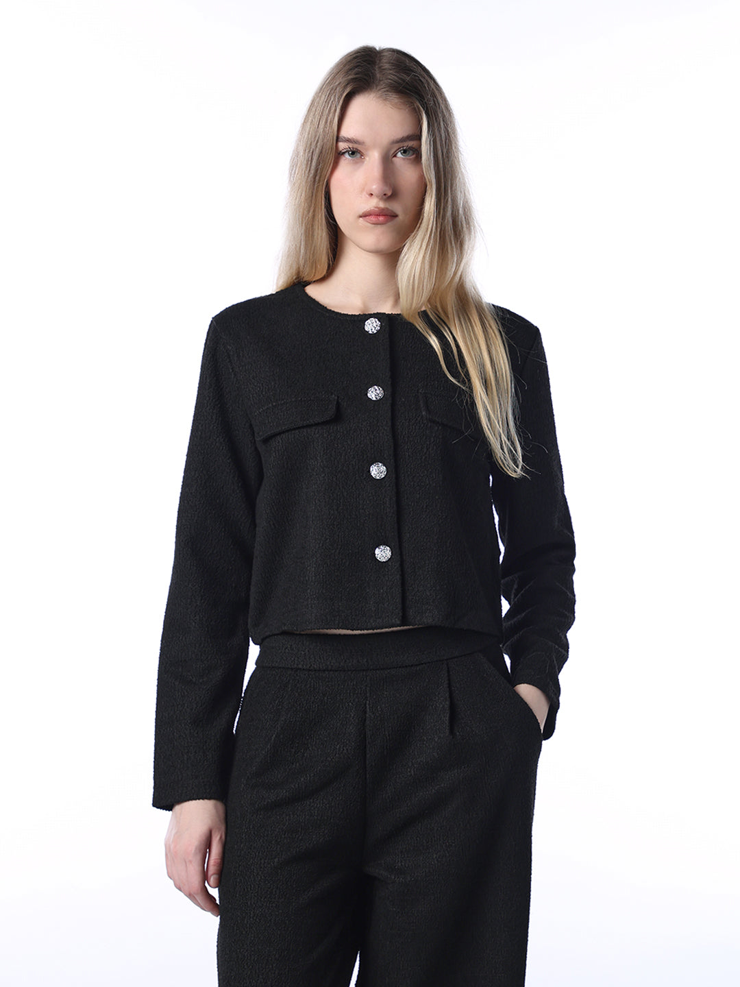 Short Textured Jacket