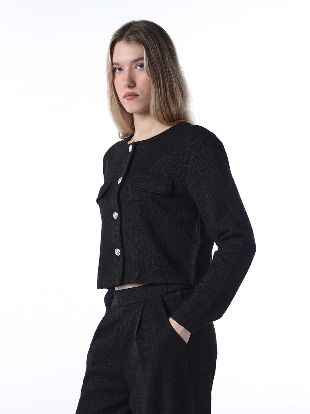 Short Textured Jacket