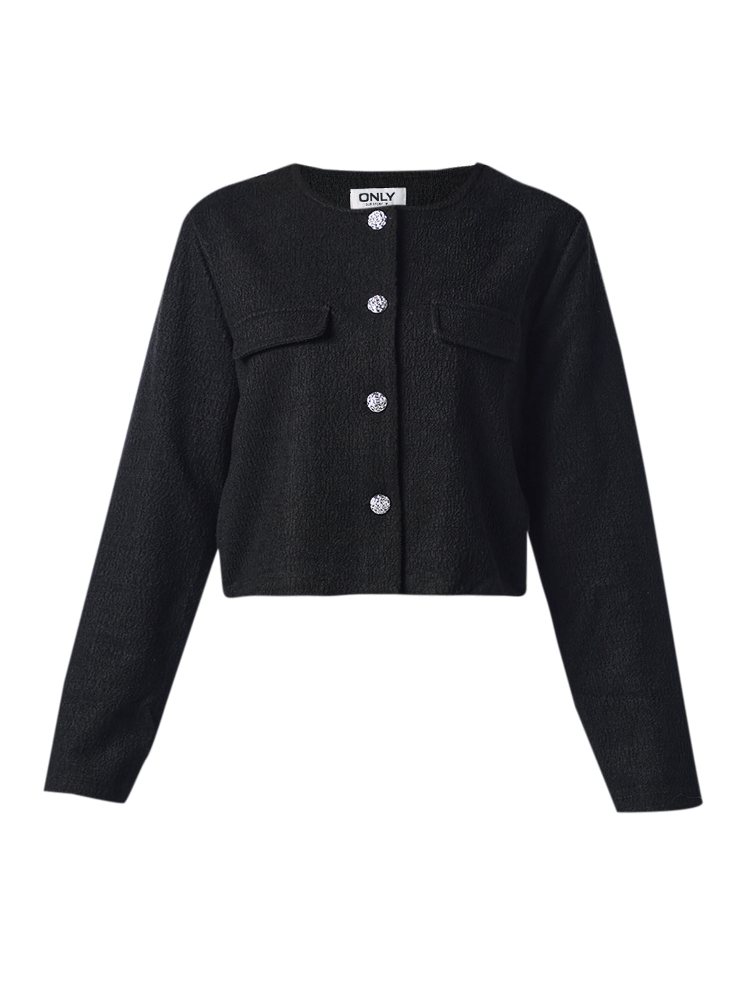 ジャケット・アウター demavie short jacket Short Textured Jacket