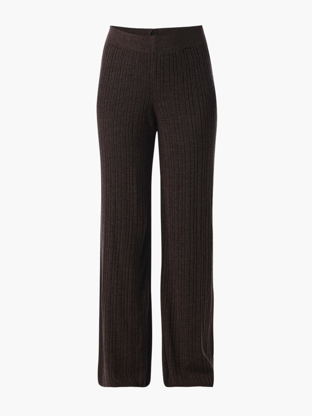 Straight Fit Rib Knit Pants