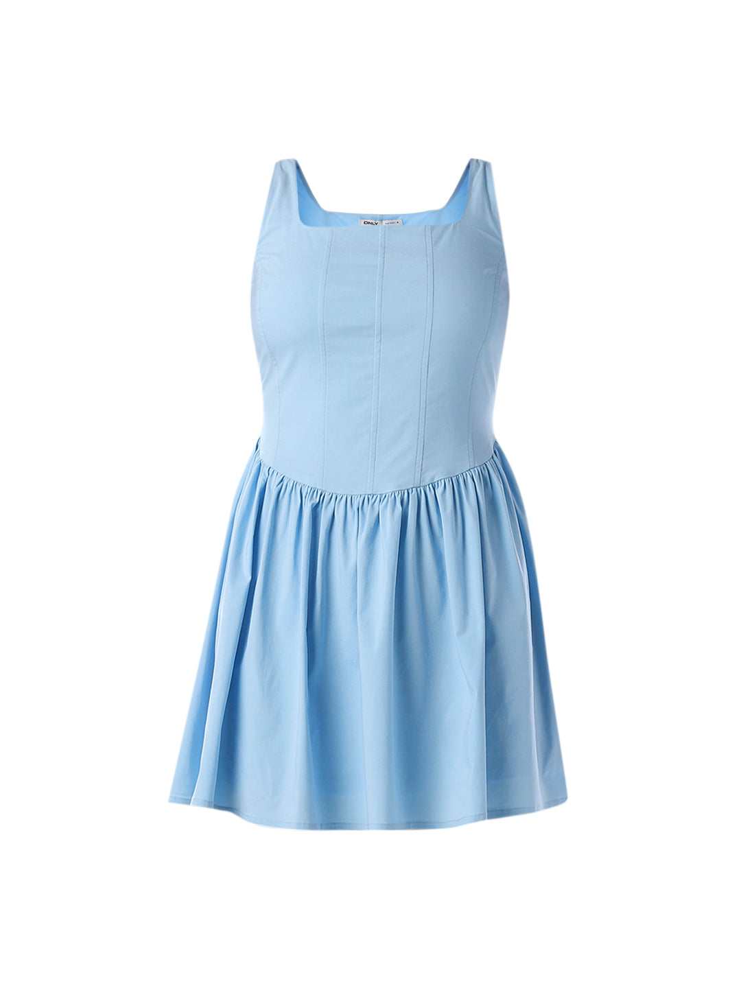 Drop Gathered Waist Dress