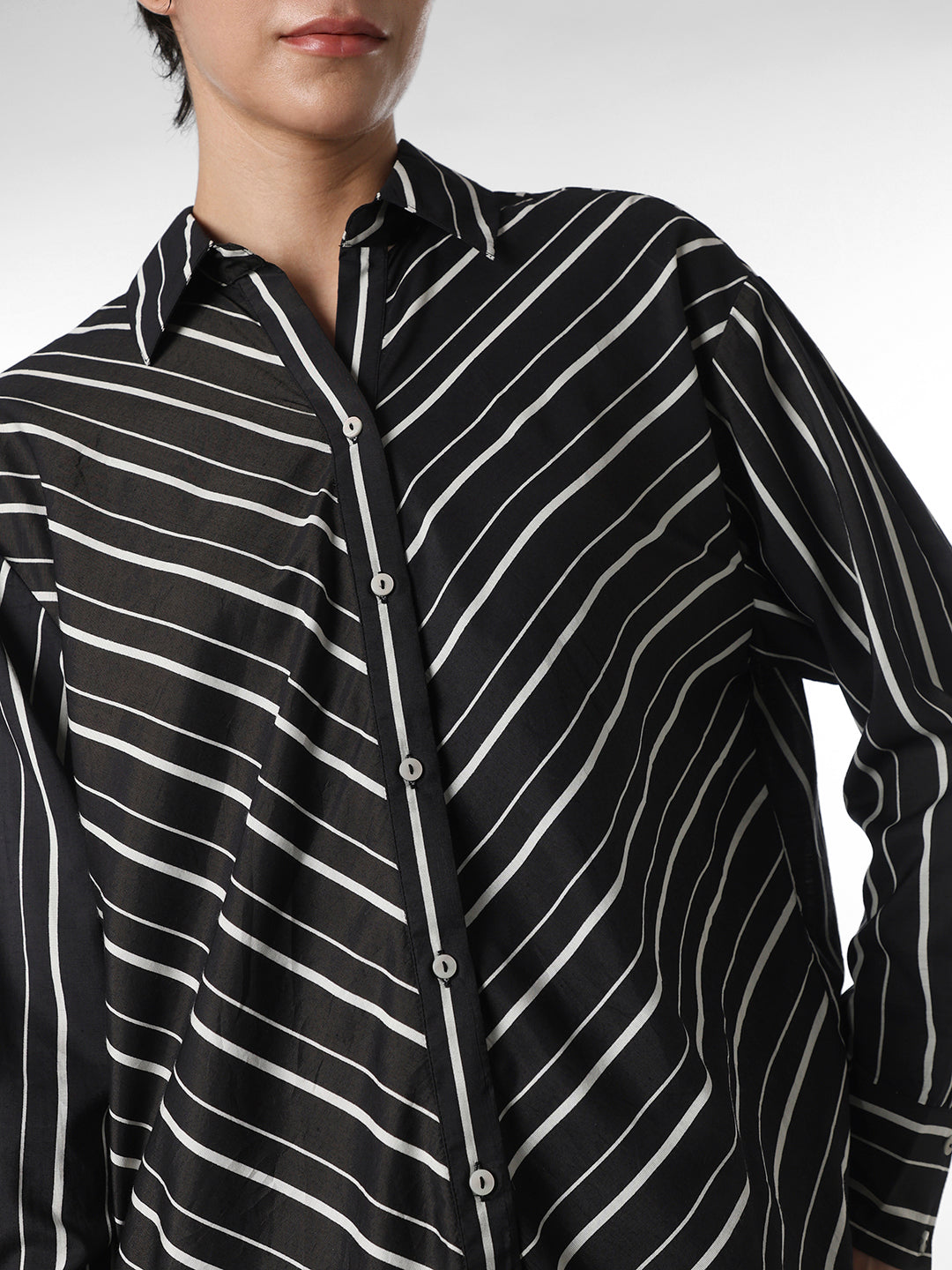 Black Striped Shirt