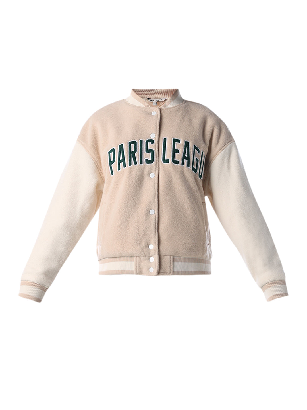 Colourblocked Varsity Bomber Jacket