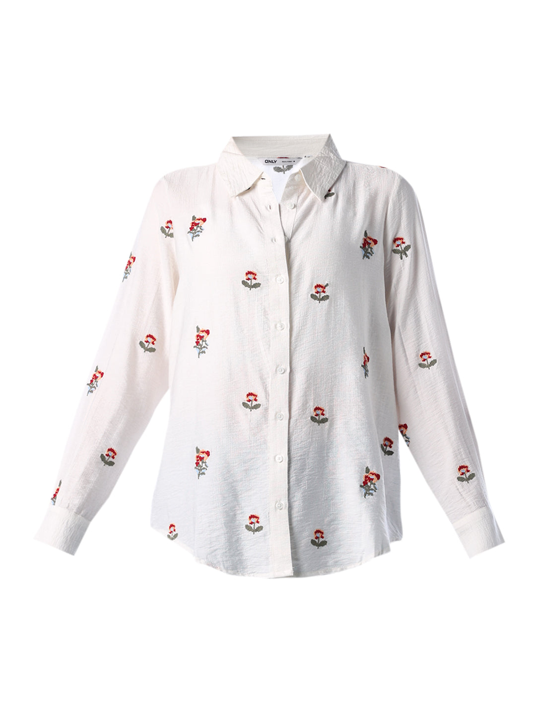 Embroidered Shirt - White