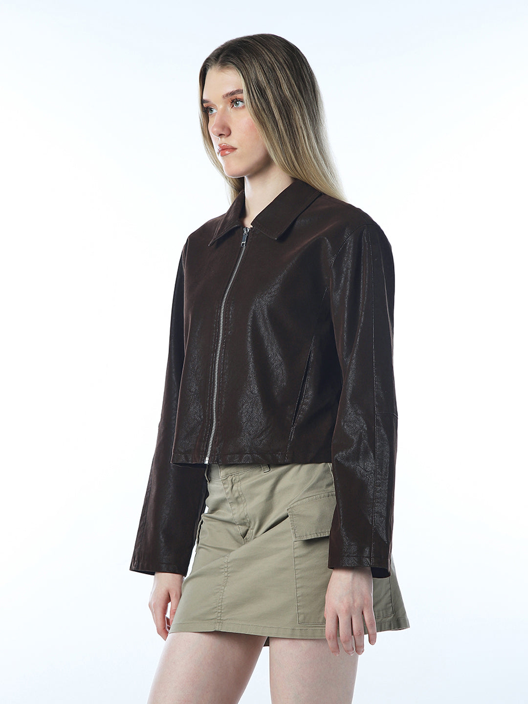 Faux Suede Jacket