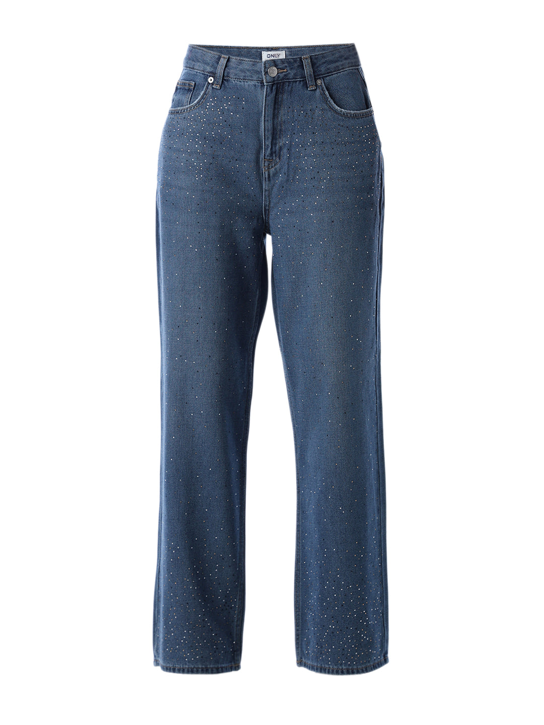 Embellished Straight Fit Jeans