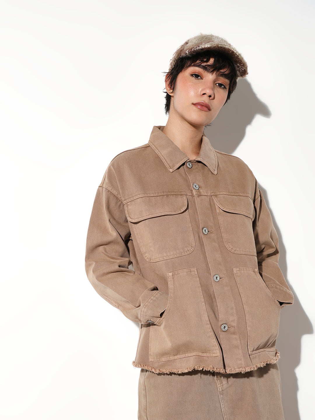 Twill Cotton Shacket