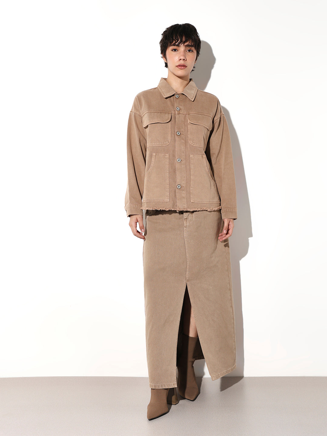 Twill Cotton Shacket
