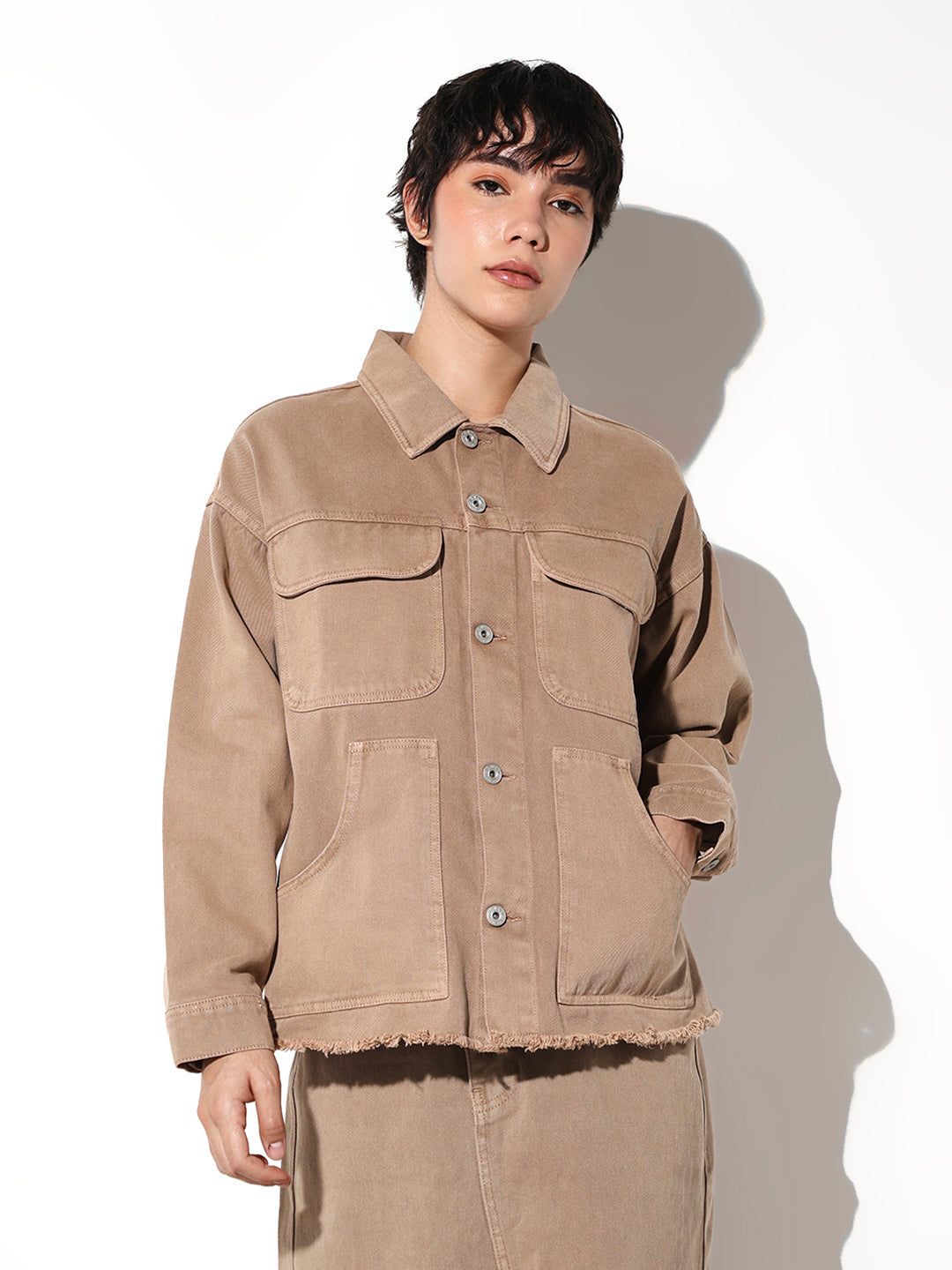 Twill Cotton Shacket