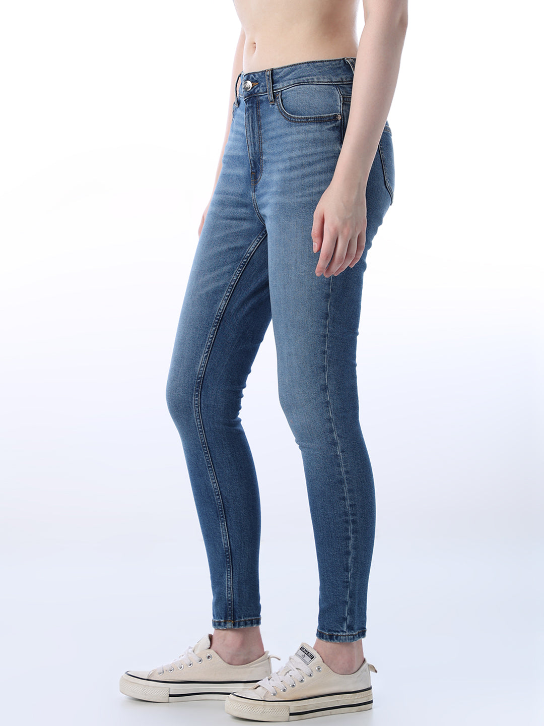 High Rise Piper Skinny Jeans