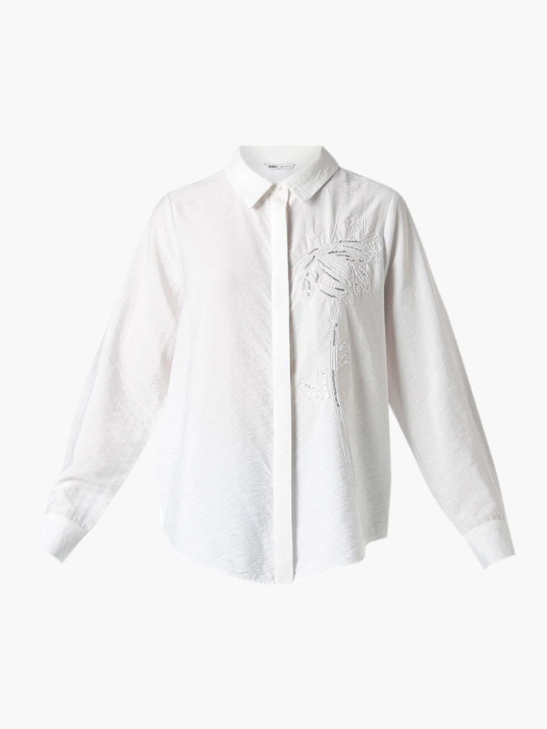 White Textured Shirt