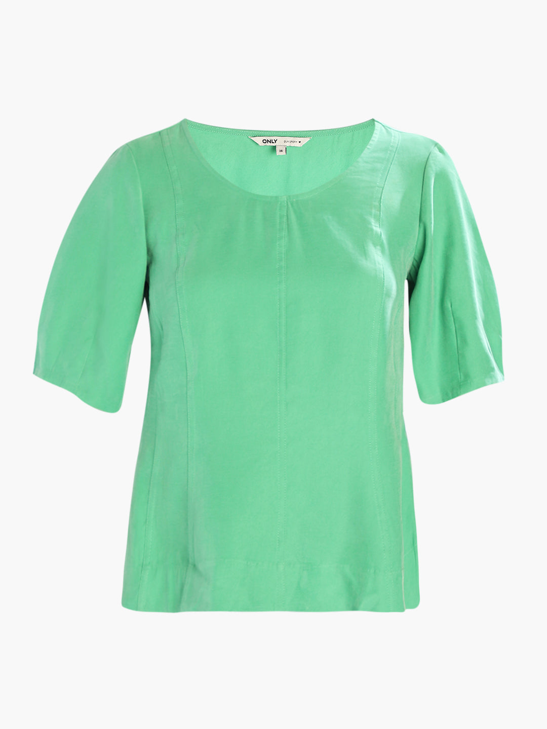 Green Round Neck Top